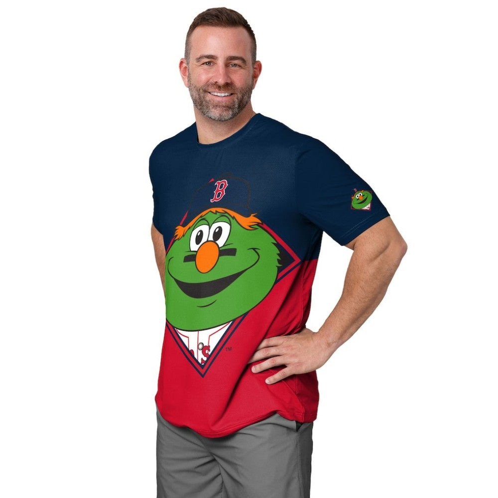 Boston Red Sox FOCO Big Logo Mascot T-Shirt - MLB