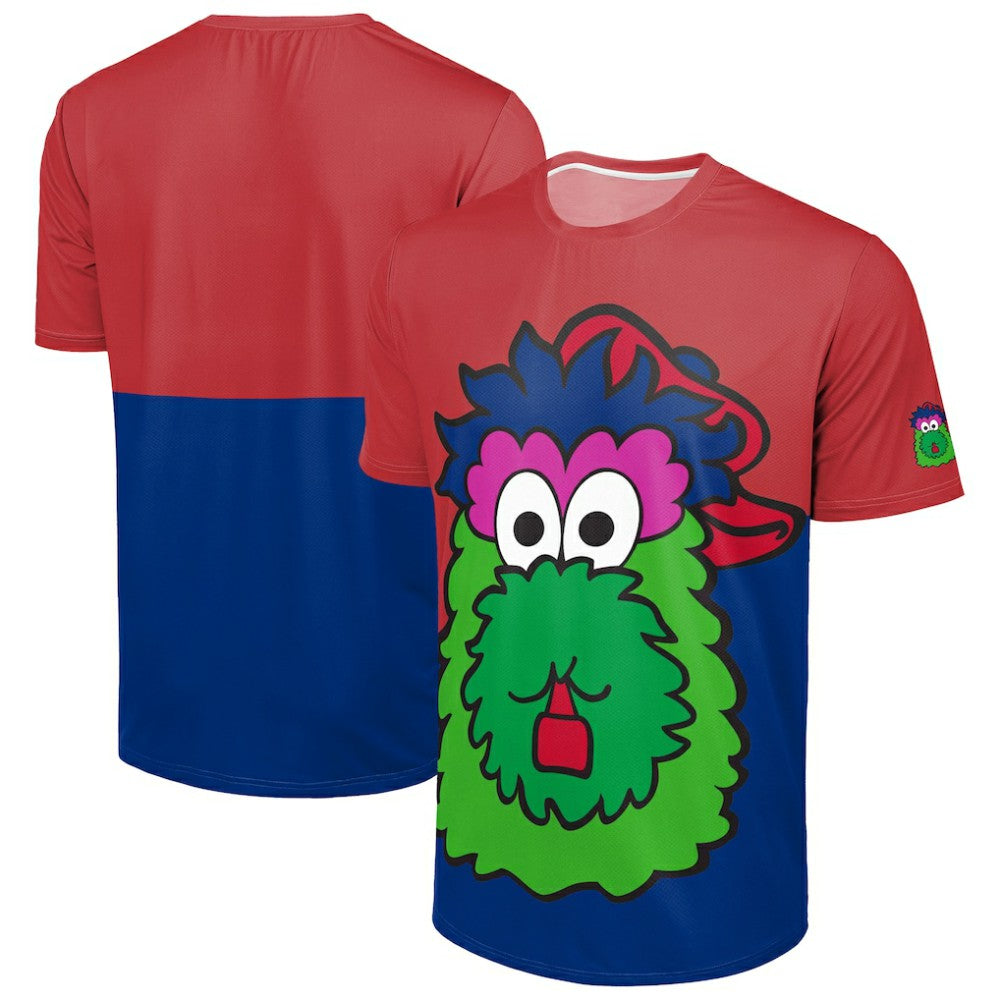Philadelphia Phillies FOCO Big Logo Mascot T-Shirt - MLB