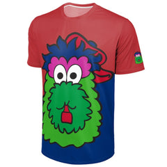 Philadelphia Phillies FOCO Big Logo Mascot T-Shirt - MLB