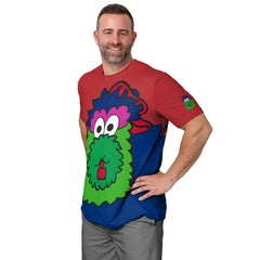 Philadelphia Phillies FOCO Big Logo Mascot T-Shirt - MLB