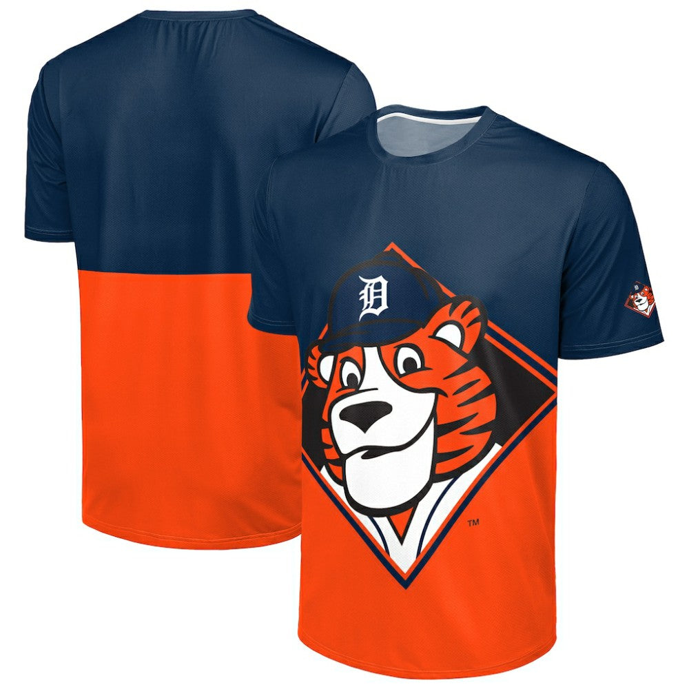 Detroit Tigers FOCO Big Logo Mascot T-Shirt - MLB