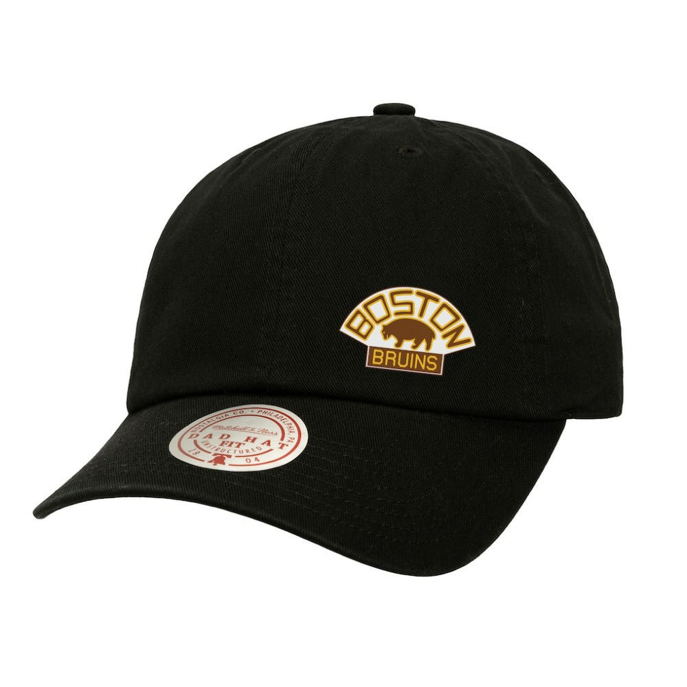Boston Bruins Mitchell & Ness Women's Micro Lefty Adjustable Hat - Black - NHL