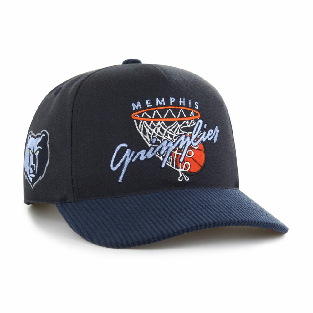 Memphis Grizzlies '47 Nothing But Net Hitch Adjustable Hat Navy - NBA