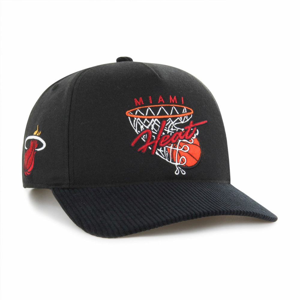 Miami Heat '47 Nothing But Net Hitch Adjustable Hat Black - NBA