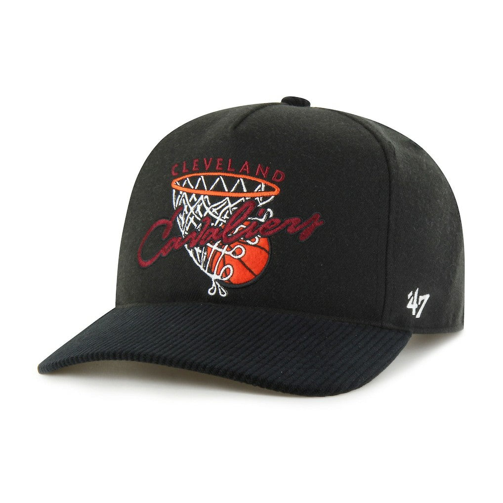 Cleveland Cavaliers '47 Nothing But Net Hitch Adjustable Hat Black - NBA