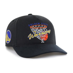 Golden State Warriors '47 Nothing But Net Hitch Adjustable Hat Black - NBA