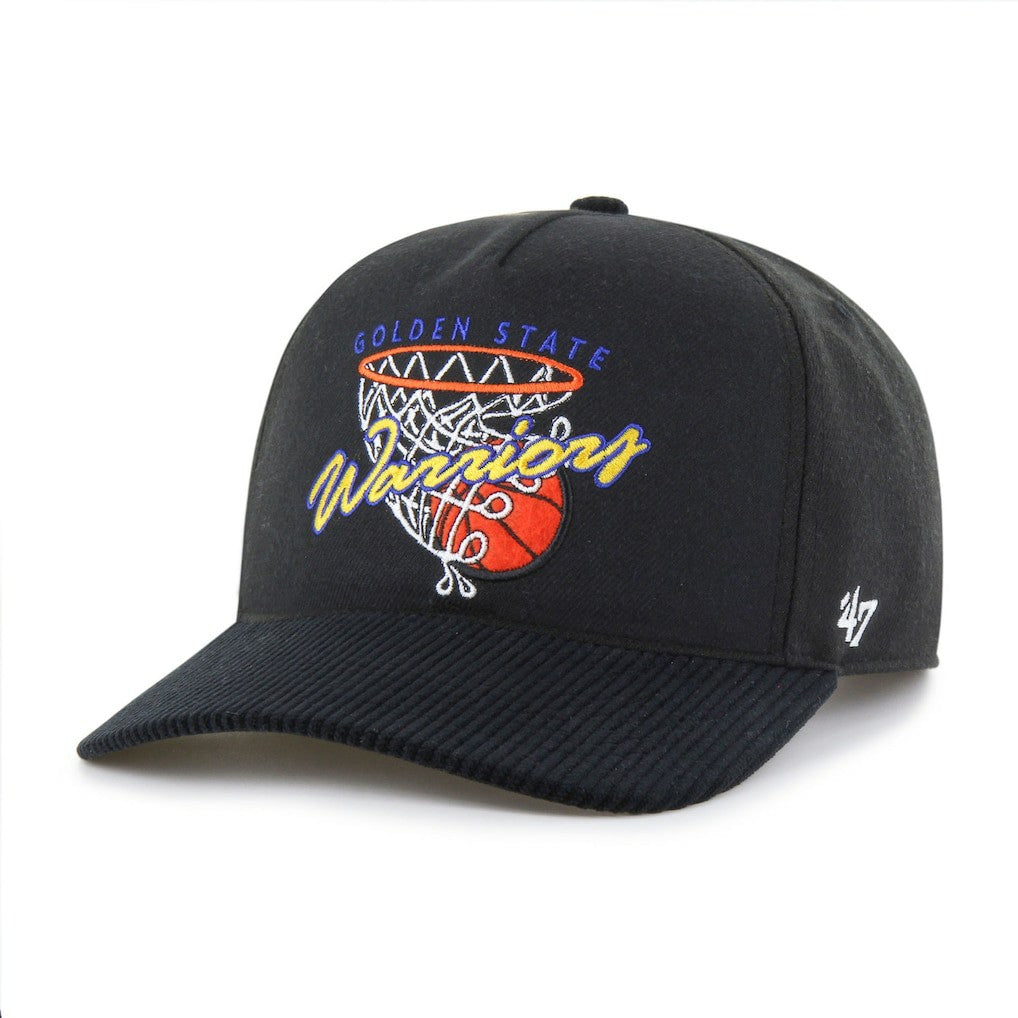 Golden State Warriors '47 Nothing But Net Hitch Adjustable Hat Black - NBA