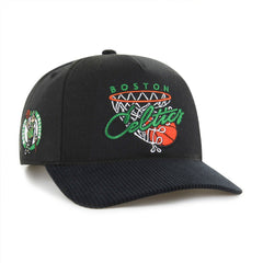 Boston Celtics '47 Nothing But Net Hitch Adjustable Hat Black - NBA