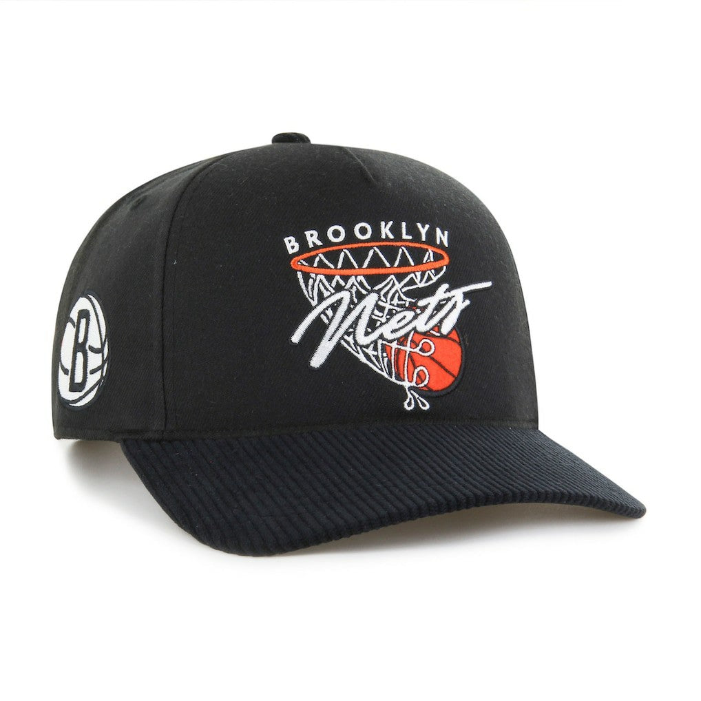 Brooklyn Nets '47 Nothing But Net Hitch Adjustable Hat Black - NBA
