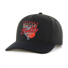 Chicago Bulls '47 Nothing But Net Hitch Adjustable Hat Black - NBA