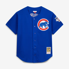 Ryne Sandberg Chicago Cubs Mitchell & Ness Cooperstown Collection 1997 Mesh Batting Practice Button-Up Jersey - MLB