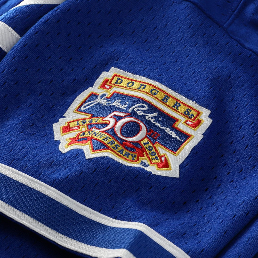 Hideo Nomo Los Angeles Dodgers Mitchell & Ness Cooperstown Collection Mesh Batting Practice Button-Up Jersey - MLB