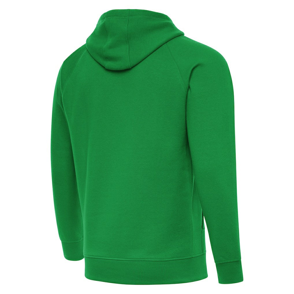 Golden State Warriors Antigua St. Patrick's Day Victory Raglan Pullover Hoodie Kelly Green - NBA