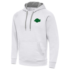 Los Angeles Lakers Antigua St. Patrick's Day Victory Raglan Pullover Hoodie White - NBA