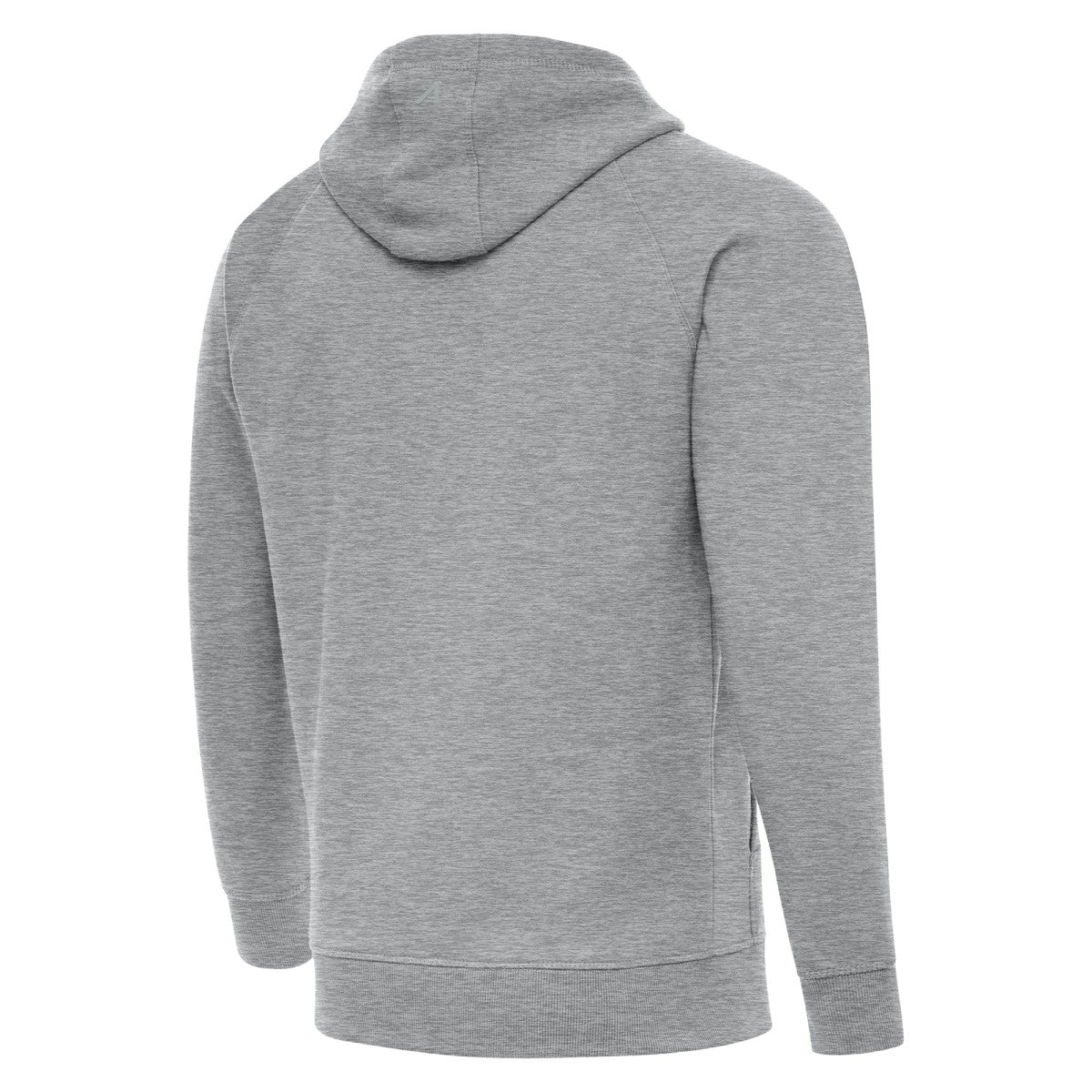 New York Knicks Antigua St. Patrick's Day Victory Raglan Pullover Hoodie Heather Gray - NBA