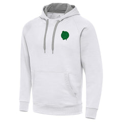 Boston Celtics Antigua St. Patrick's Day Victory Raglan Pullover Hoodie White - NBA