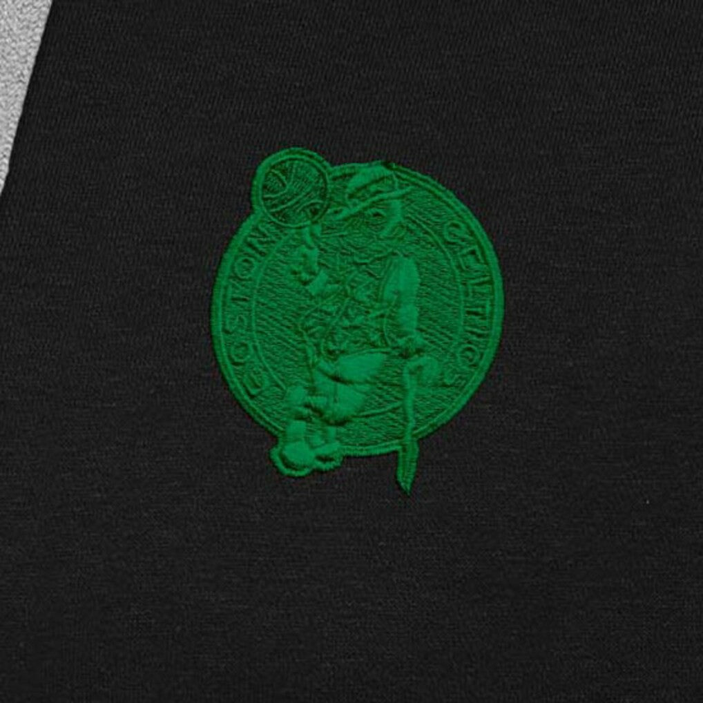 Boston Celtics Antigua St. Patrick's Day Victory Raglan Pullover Hoodie Black - NBA