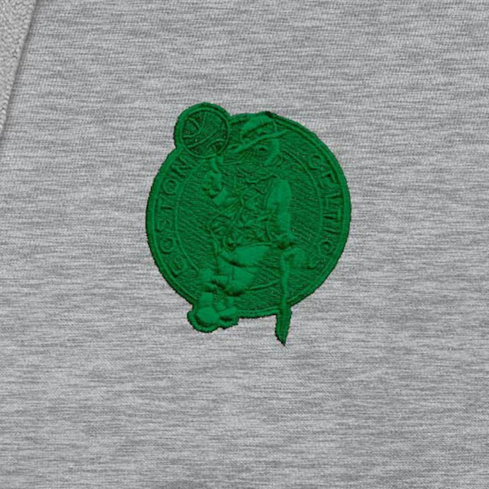 Boston Celtics Antigua St. Patrick's Day Victory Raglan Pullover Hoodie Heather Gray - NBA