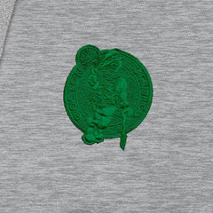 Boston Celtics Antigua St. Patrick's Day Victory Raglan Pullover Hoodie Heather Gray - NBA