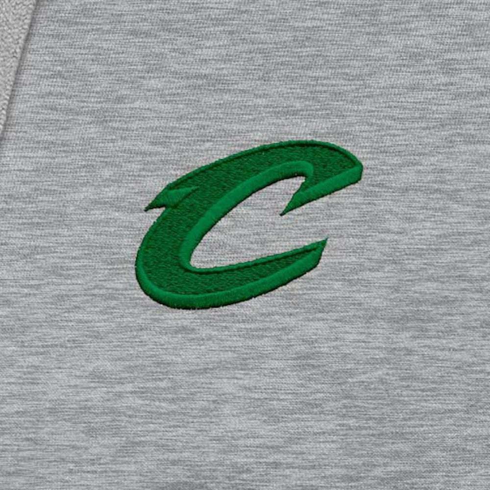 Cleveland Cavaliers Antigua St. Patrick's Day Victory Raglan Pullover Hoodie Heather Gray - NBA