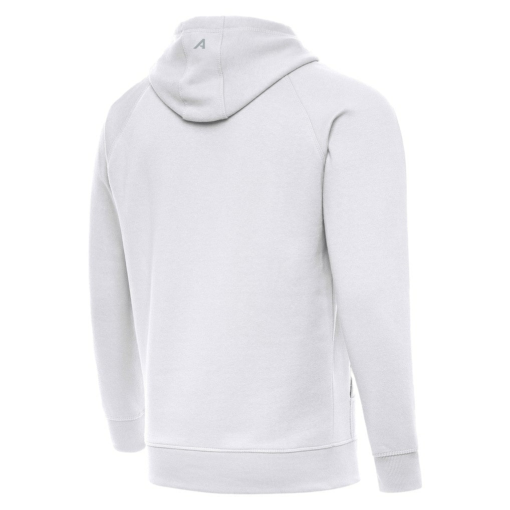 Golden State Warriors Antigua St. Patrick's Day Victory Raglan Pullover Hoodie White - NBA