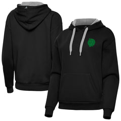 Boston Celtics Antigua Women's St. Patrick's Day Victory Pullover Hoodie Black - NBA