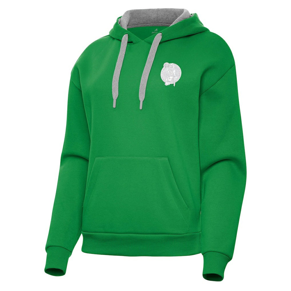 Boston Celtics Antigua Women's St. Patrick's Day Victory Pullover Hoodie Kelly Green - NBA