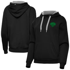 New York Knicks Antigua Women's St. Patrick's Day Victory Pullover Hoodie Black - NBA