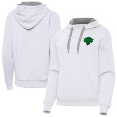 New York Knicks Antigua Women's St. Patrick's Day Victory Pullover Hoodie White - NBA