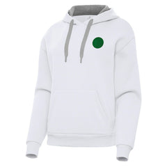 Golden State Warriors Antigua Women's St. Patrick's Day Victory Pullover Hoodie White - NBA