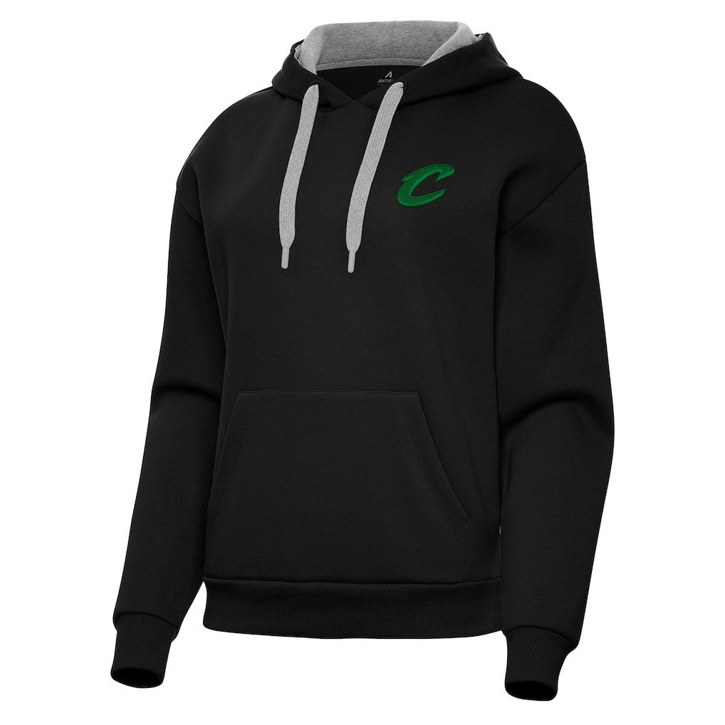 Cleveland Cavaliers Antigua Women's St. Patrick's Day Victory Pullover Hoodie Black - NBA