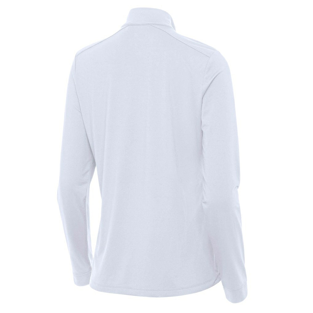 Chicago Bulls Antigua Women's St. Patrick's Day Intent Quarter-Zip Top White - NBA