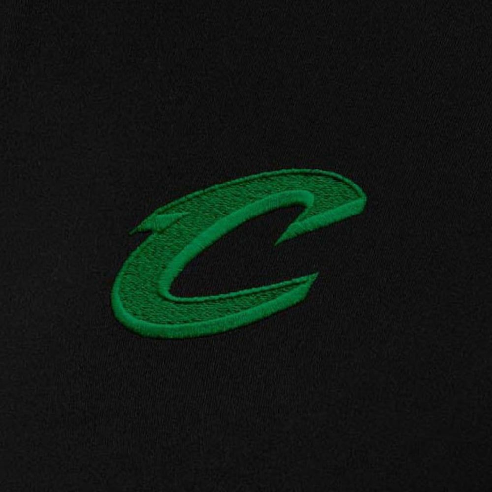 Cleveland Cavaliers Antigua Women's St. Patrick's Day Intent Quarter-Zip Top Black - NBA