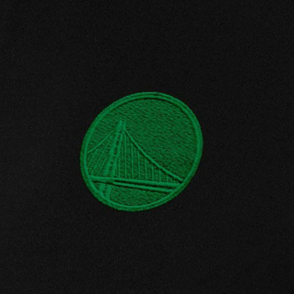 Golden State Warriors Antigua Women's St. Patrick's Day Intent Quarter-Zip Top Black - NBA