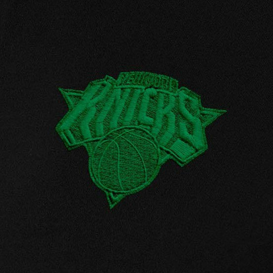 New York Knicks Antigua Women's St. Patrick's Day Intent Quarter-Zip Top Black - NBA