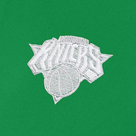New York Knicks Antigua Women's St. Patrick's Day Intent Quarter-Zip Top Kelly Green - NBA