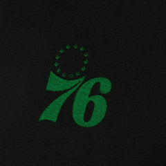 Philadelphia 76ers Antigua Women's St. Patrick's Day Intent Quarter-Zip Top Black - NBA