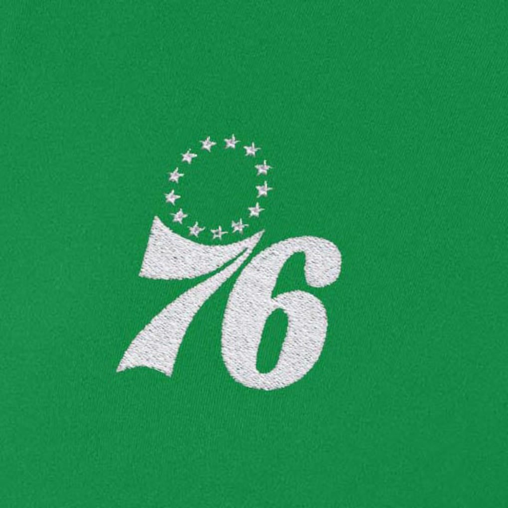 Philadelphia 76ers Antigua Women's St. Patrick's Day Intent Quarter-Zip Top Kelly Green - NBA