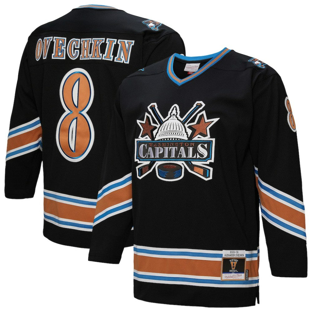 Alexander Ovechkin Washington Capitals Mitchell & Ness 2005/06 Power Play Jersey - Black - NHL