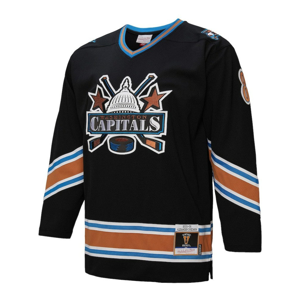 Alexander Ovechkin Washington Capitals Mitchell & Ness 2005/06 Power Play Jersey - Black - NHL