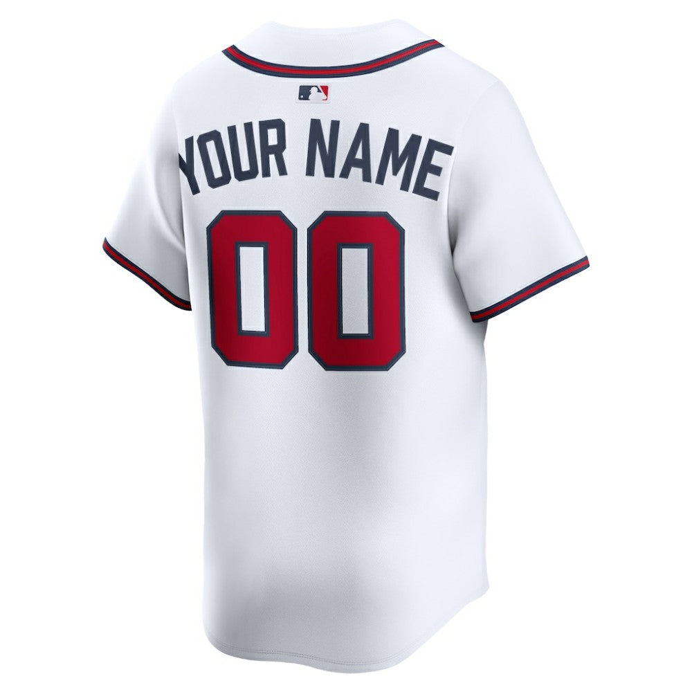 Atlanta Braves Nike Home Limited Custom Jersey - MLB