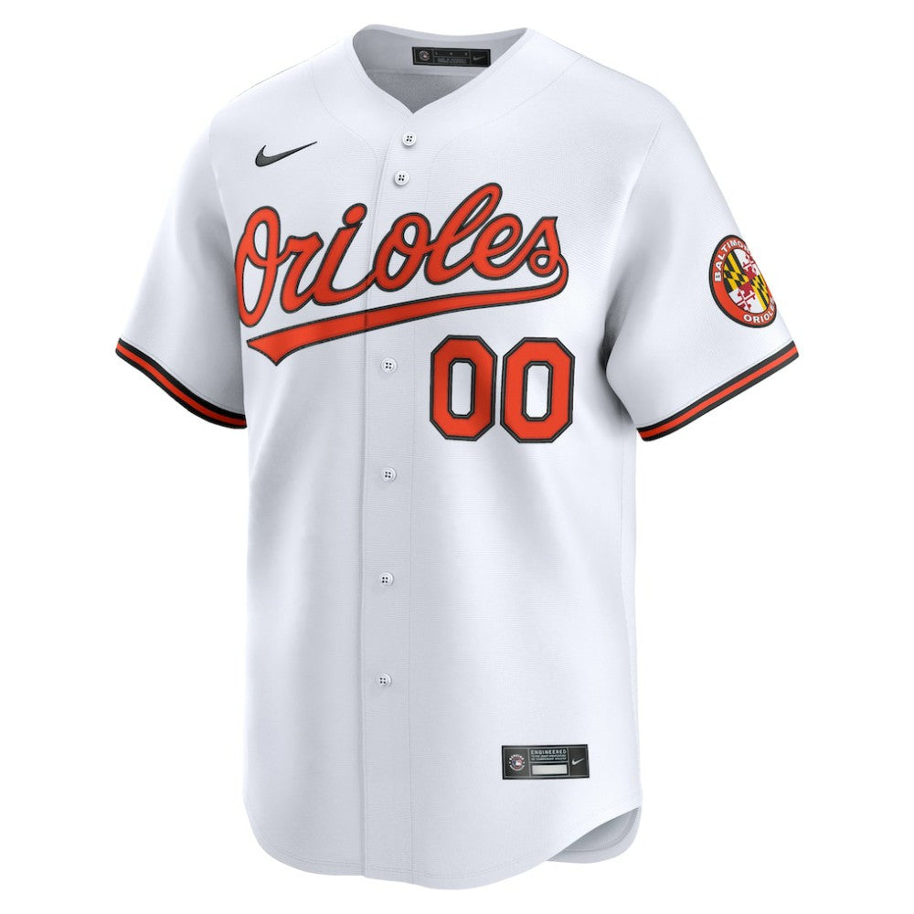 Baltimore Orioles Nike Home Limited Custom Jersey - MLB