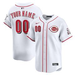 Cincinnati Reds Nike Home Limited Custom Jersey - MLB