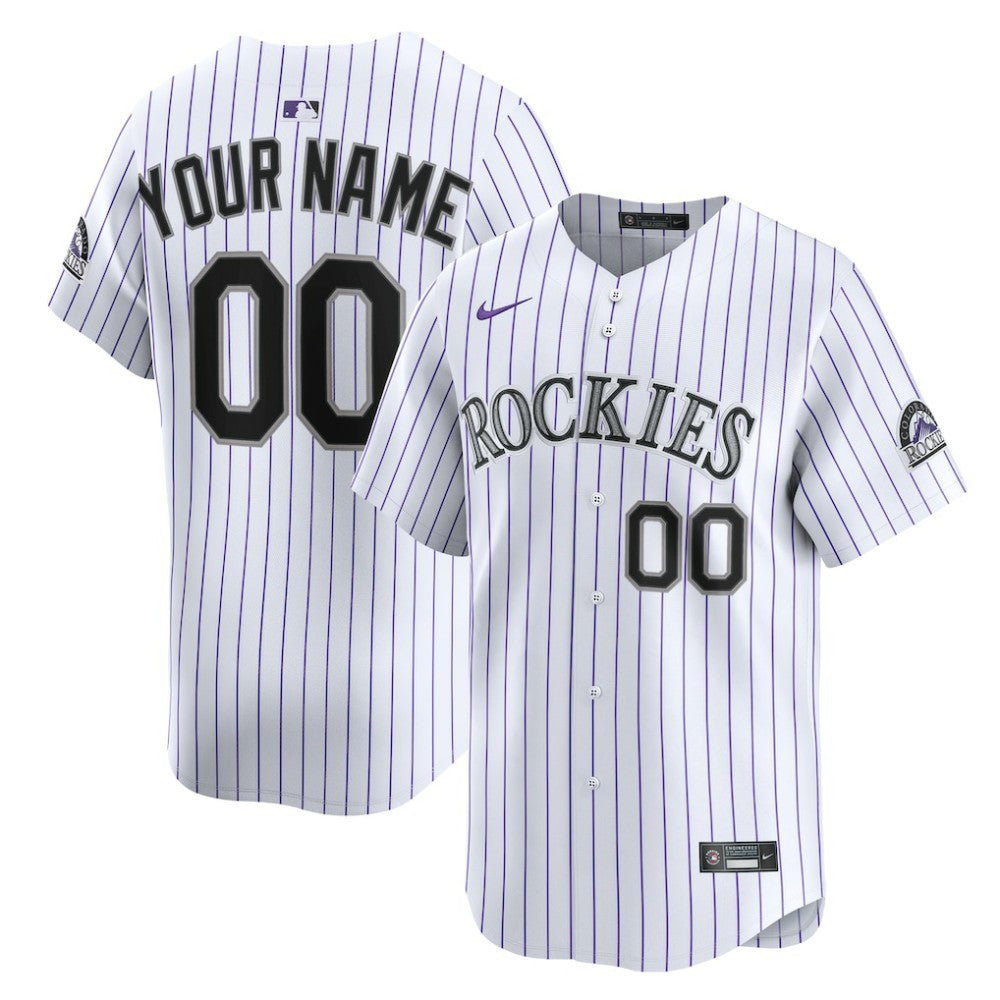 Colorado Rockies Nike Home Limited Custom Jersey - MLB