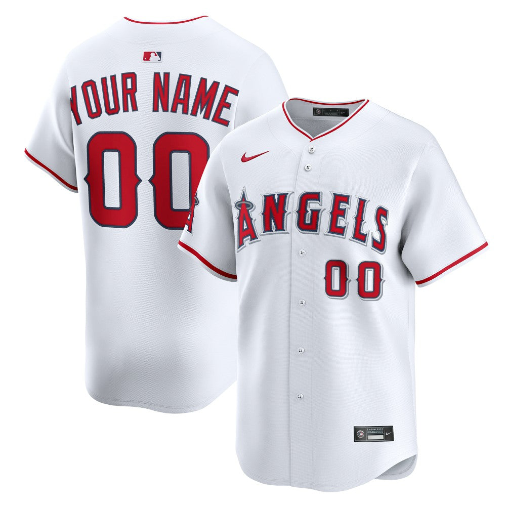 Los Angeles Angels Nike Home Limited Custom Jersey - MLB