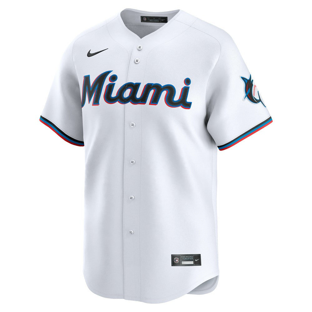 Miami Marlins Nike Home Limited Custom Jersey - MLB