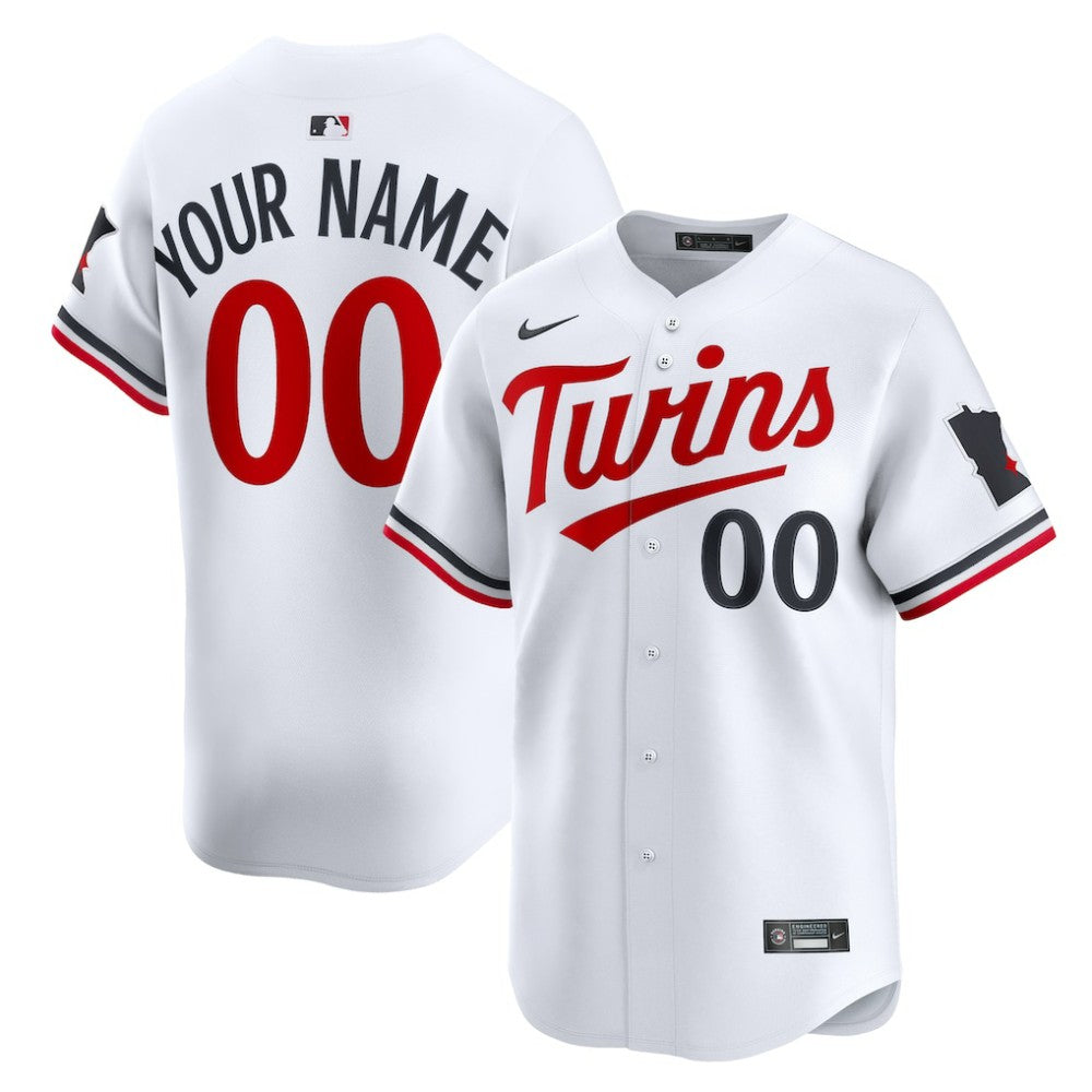 Minnesota Twins Nike Home Limited Custom Jersey - MLB
