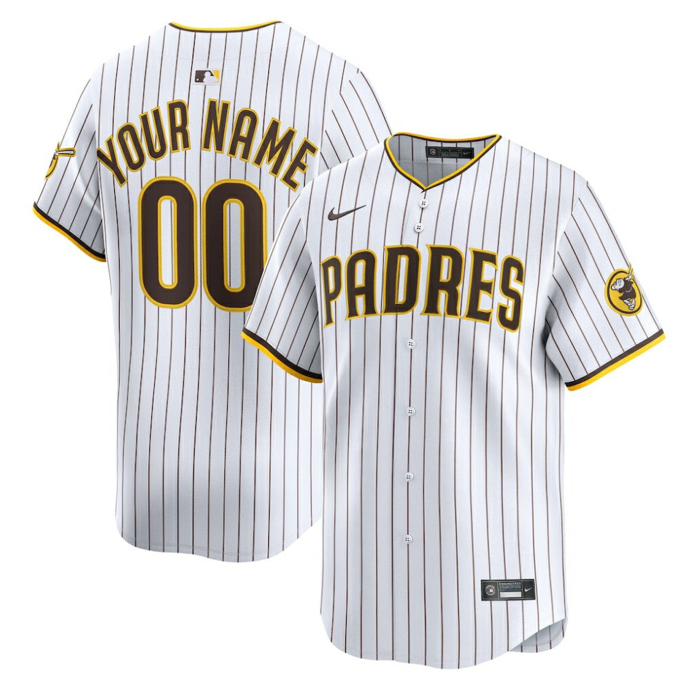 San Diego Padres Nike Home Limited Custom Jersey - MLB