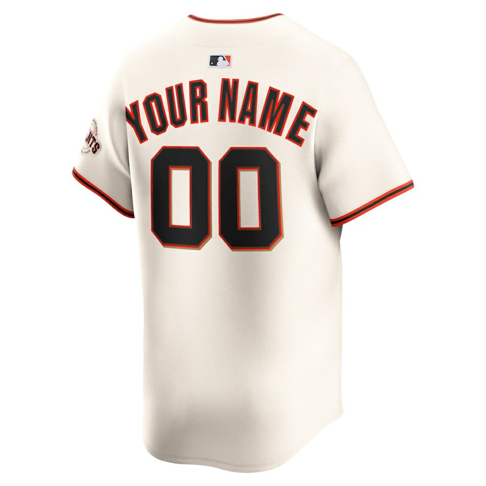 San Francisco Giants Nike Home Limited Custom Jersey - MLB