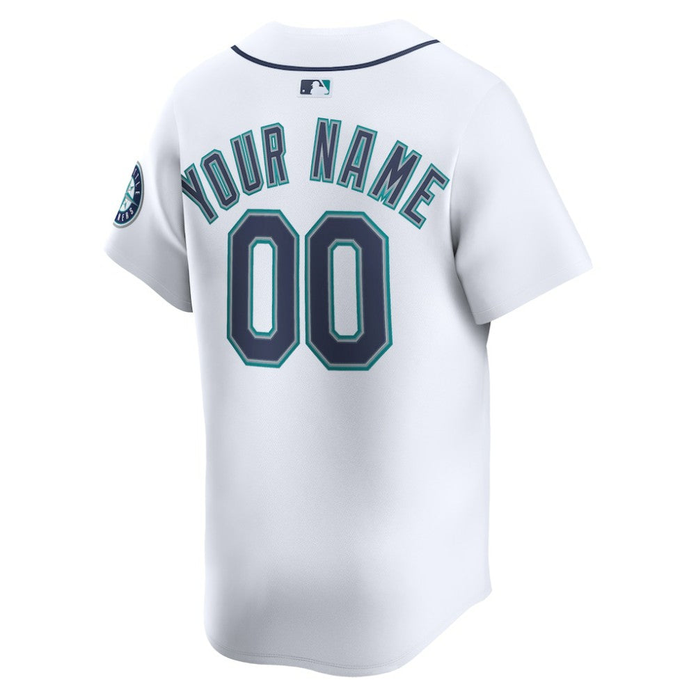 Seattle Mariners Nike Home Limited Custom Jersey - MLB